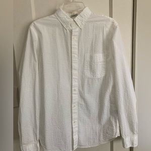 Textured J. Crew Button Down Dress Shirt